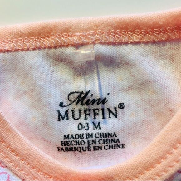 7 PIECE SET BABY GIRL 0-3 MONTHS MINI MUFFIN - Picture 7 of 7